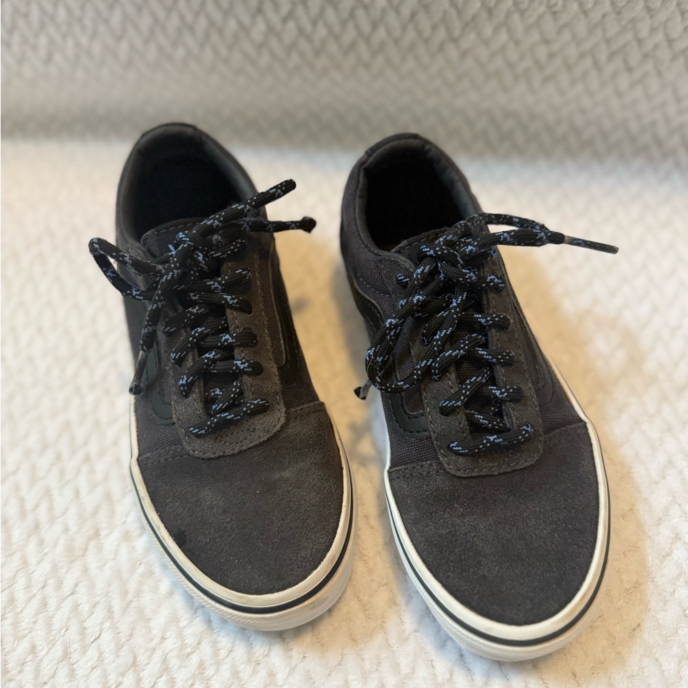 Vans Kids Ward Low-Top Sneakers Canvas Black Asphalt